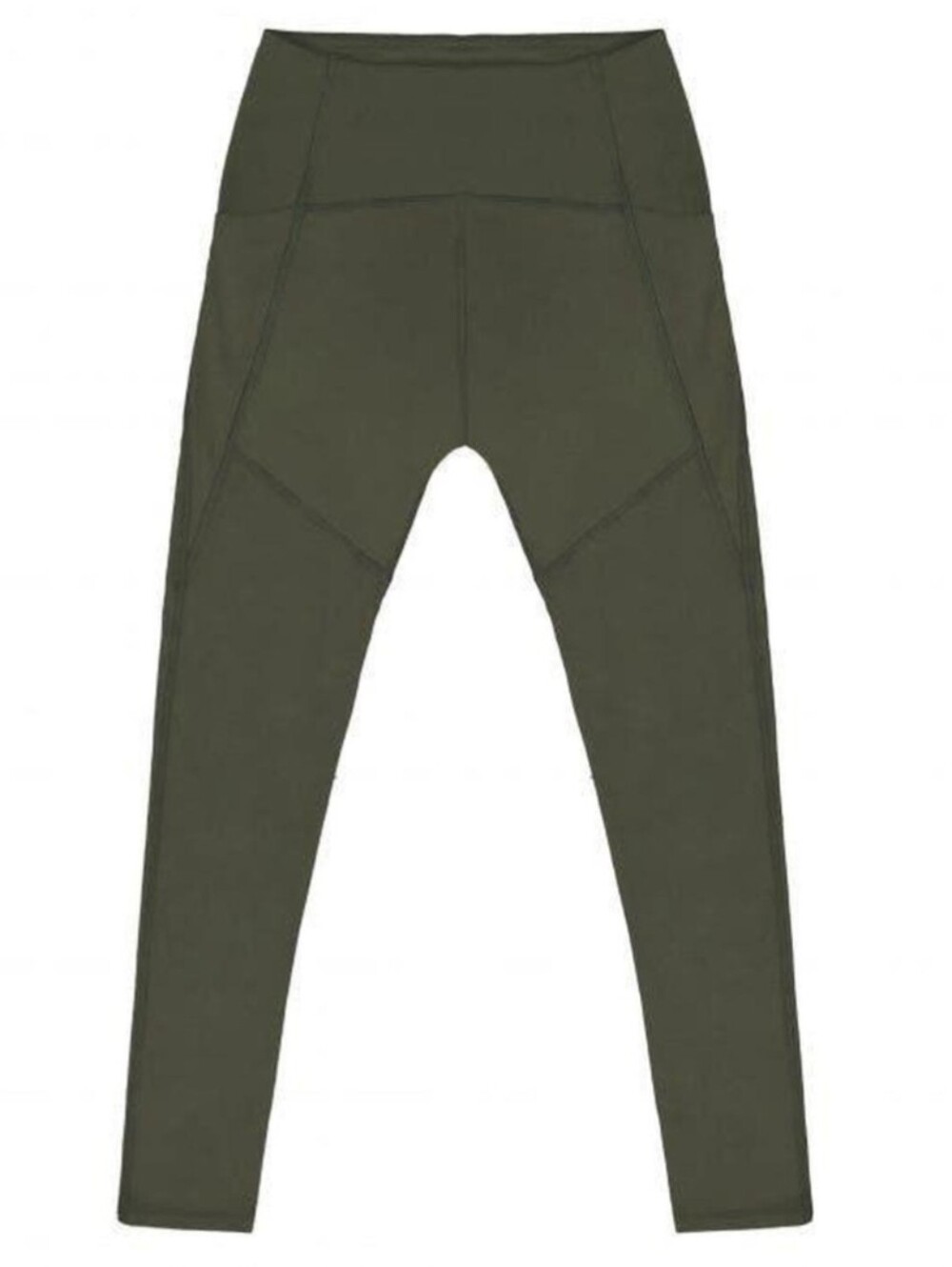 NWT Thinx Olive Green Slightly Crooped Women's Leggings With pockets Size 4XL